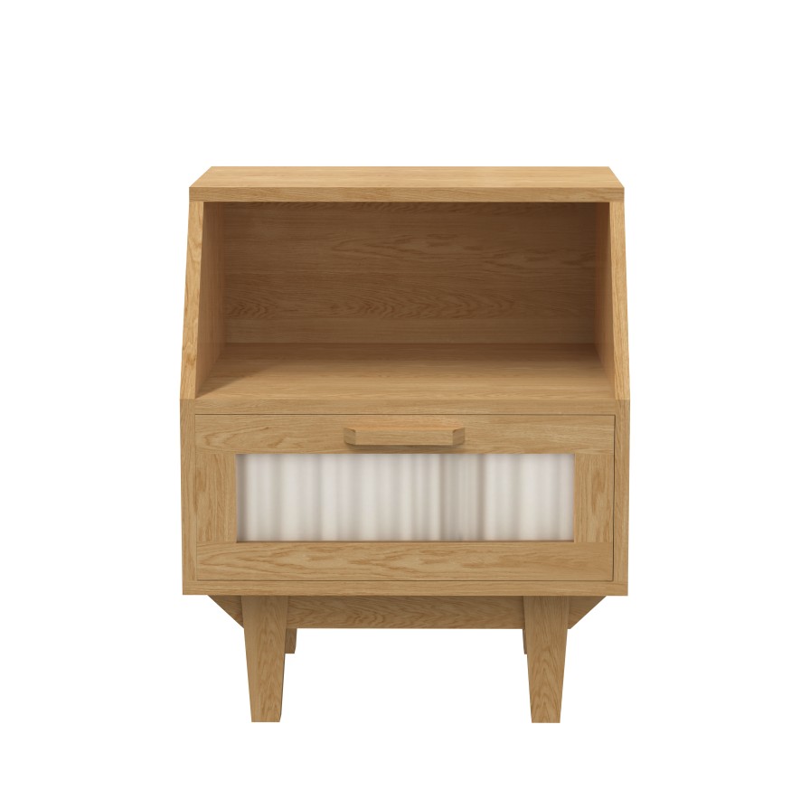 Plicata Bedside Table